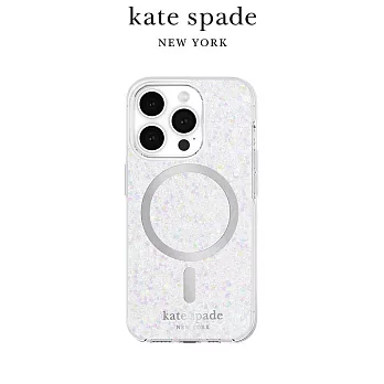 【kate spade】iPhone 15系列 MagSafe 精品手機殼 銀河星鑽 iPhone 15 Pro Max
