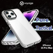 VOYAGE 超軍規防摔保護殼-Pure Tactical 黑-iPhone 15 Pro Max (6.7