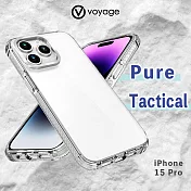 VOYAGE 超軍規防摔保護殼-Pure Tactical 白-iPhone 15 Pro (6.1