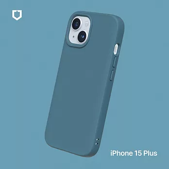 犀牛盾 iPhone 15 Plus (6.7吋) SolidSuit 防摔背蓋手機保護殼- 深海藍