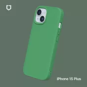 犀牛盾 iPhone 15 Plus (6.7吋) SolidSuit 防摔背蓋手機保護殼- 鸚鵡綠
