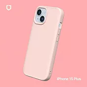 犀牛盾 iPhone 15 Plus (6.7吋) SolidSuit 防摔背蓋手機保護殼- 櫻花粉