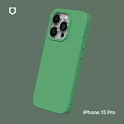 犀牛盾 iPhone 15 Pro (6.1吋) SolidSuit 經典防摔背蓋手機保護殼 - 鸚鵡綠