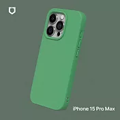 犀牛盾 iPhone 15 Pro Max (6.7吋) SolidSuit 經典防摔背蓋手機保護殼 - 鸚鵡綠