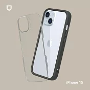 犀牛盾 iPhone 15 (6.1吋) Mod NX 防摔邊框背蓋兩用手機保護殼 - 泥灰