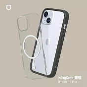 犀牛盾 iPhone 15 Plus (6.7吋) Mod NX(MagSafe兼容) 邊框背蓋兩用手機保護殼 - 泥灰