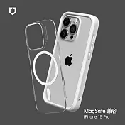 犀牛盾 iPhone 15 Pro (6.1吋) Mod NX(MagSafe兼容) 邊框背蓋兩用手機保護殼 - 白