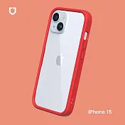 犀牛盾 iPhone 15 (6.1吋) CrashGuard 防摔邊框手機保護殼 - 紅