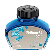 【Pelikan百利金】4001鋼筆專用墨水-藍綠色 62.5ml