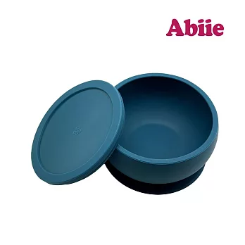 abiie 食光碗-吸盤式矽膠餐碗 蝶豆花藍