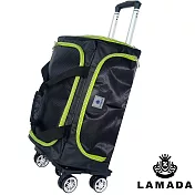 [Lamada 藍盾] 大容量專利可拆式拉桿旅行袋(綠) 綠