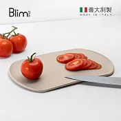 【義大利Blim Plus】SKATEBOARD 防滑抗菌砧板- 摩卡灰