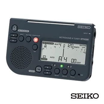 SEIKO STH200B 二合一數位節拍器/調音器 | 黑