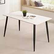 《Homelike》貝曼130cm岩板餐桌 岩板桌