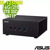 ASUS 華碩 PN64-S5166AV 12代i5雙碟商用迷你電腦(i5-12500H/16G/2TB+2TSSD/W11P)