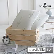 MONTAGUT-竹纖維乳膠枕/1入/60x40cm高度9cm