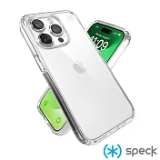 Speck iPhone 15 Pro (6.1吋) Presidio Perfect-Clear透明防摔殼
