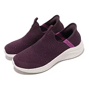 Skechers 休閒鞋 Ultra Flex 3.0-Shiny Night Slip-Ins 女鞋 紅 套入式 149594WINE