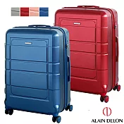 [ALAIN DELON 亞蘭德倫] 28吋奢華流線系列行李箱/旅行箱(四色可選) 紅