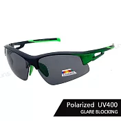 【SUNS】流線型運動偏光太陽眼鏡 男女適用 透氣孔設計 防滑 防眩光 抗UV400 S181 耀眼綠