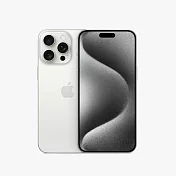 Apple iPhone 15 Pro Max 256G 6.7吋智慧手機 贈保貼+殼 廠商直送- 白色鈦金屬
