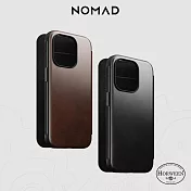 美國NOMAD 精選Horween皮革保護套-iPhone 15 Pro (6.1＂)黑