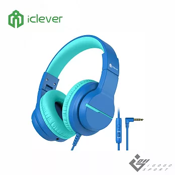 iClever HS19 兒童耳機 海軍藍