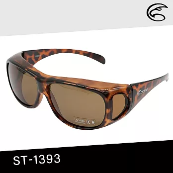 ADISI 偏光太陽眼鏡 ST-1393 / 城市綠洲 (墨鏡 套鏡 護目鏡 單車眼鏡 運動眼鏡) 茶沙沙/茶片