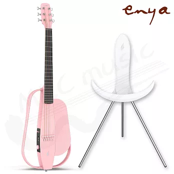 ENYA NEXG 恩雅 智能吉他 附音響功能 (含充電吉他架) 粉色