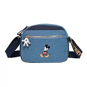 【Disney】米奇-休閒米奇-側背包-丹寧藍 PTD22-C6-62DE