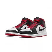 Air Jordan 1 Mid Gym Red Black Toe 黑白紅 DQ8426-106 US9.5 黑白紅