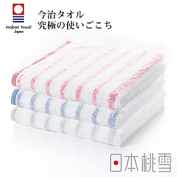 【日本桃雪】今治輕柔橫條毛巾 (超值三件組)  | 鈴木太太公司貨
