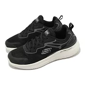 Skechers 休閒鞋 Bounder 2.0-Andal 寬楦 男鞋 黑 灰 緩衝 記憶鞋墊 健走 運動鞋 232674WBKGY