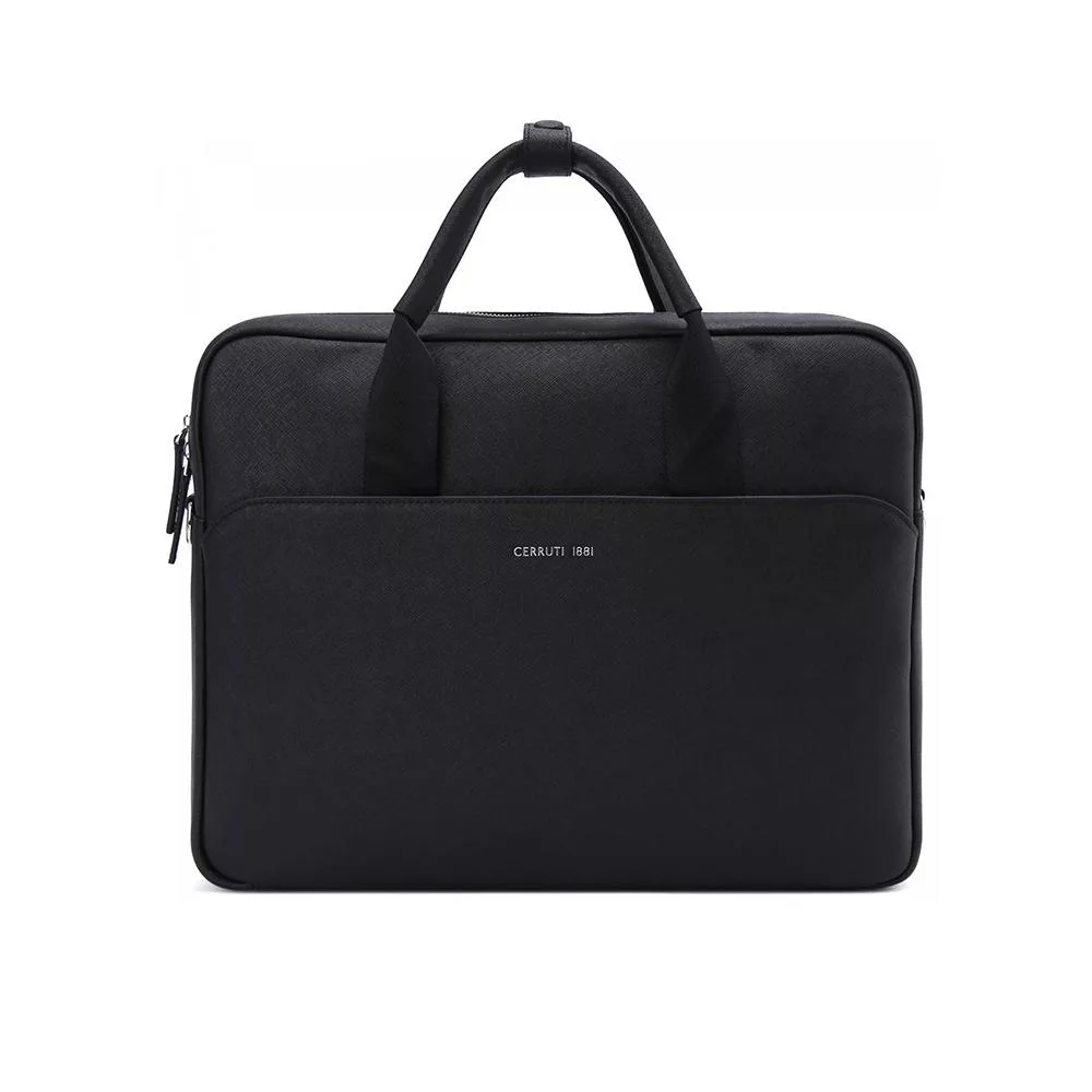 博客來-【Cerruti 1881】限量2折義大利頂級小牛皮公事包/斜背包全新 - Main Image