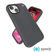 Speck iPhone 15 (6.1吋) Presidio2 Grip 防手滑防摔殼-炭灰色