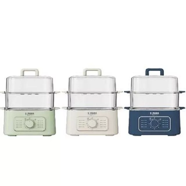 SONGEN 松井 多功能雙層蒸煮鍋/電煮鍋/料理鍋 SG-1011MS 綠