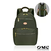 【OMC】必BUY機能小旅行後背包X3291- 經典綠