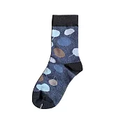 【BUWU 布物設計】中筒襪  藍尤加