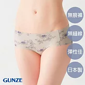 【日本GUNZE】輕薄無痕小褲(TV2373-098) M 淺灰