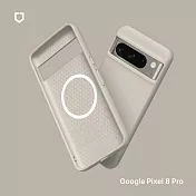 犀牛盾 Google Pixel 8 Pro SolidSuit (MagSafe 兼容) 防摔背蓋手機保護殼 - 貝殼灰
