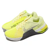 Nike 訓練鞋 Wmns Metcon 8 女鞋 黃 灰 有氧運動 健身 重訓 攀繩 運動鞋 DO9327-801 23cm YELLOW/GREY