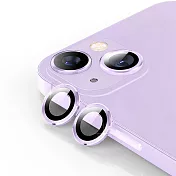 City Boss for iPhone 14 / iPhone 14 Plus 系列鋁合金鏡頭貼 紫色