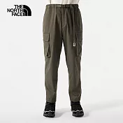 The North Face M CASUAL CARGO PANT - AP 男吸濕排汗防曬大口袋休閒褲-綠-NF0A81SL21L 3XL 綠色