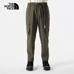 The North Face M CASUAL CARGO PANT ─ AP 男吸濕排汗防曬大口袋休閒褲─綠─NF0A81SL21L 3XL 綠色