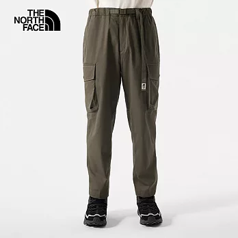 The North Face M CASUAL CARGO PANT - AP 男吸濕排汗防曬大口袋休閒褲-綠-NF0A81SL21L 3XL 綠色