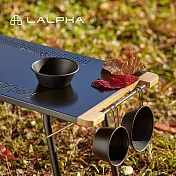 【日本LALPHA】便攜型耐熱不鏽鋼板折疊長桌(附側掛架&收納袋)