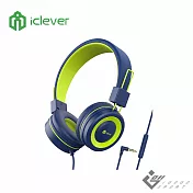 iClever HS14 兒童耳機 藍綠色