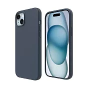 ABSOLUTE LINKASE SILICONE iPhone 15 Plus 6.7吋 MagSafe 類膚觸矽膠保護殼(多色可選) 深藍