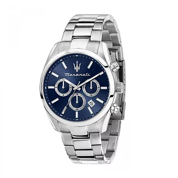 MASERATI 瑪莎拉蒂 Attrazione 商務經典配色日期顯示不鏽鋼腕錶 R8853151005