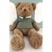 帕菲寶貝 PuffyPals 衬衣款毛衣泰迪熊 50cm絨毛玩具 綠色
